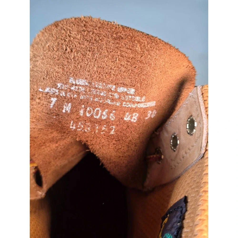 Timberland Men's 6-Inch Premium Waterproof Boots Size 7 M Wheat Nubuck Shoes USA